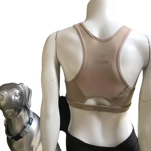 Patagonia Mesh Tan Sports Bra Women's Size Medium - Picture 2 of 8